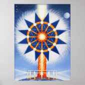 Pijler van vuur en Spirituele wil Poster (Voorkant)