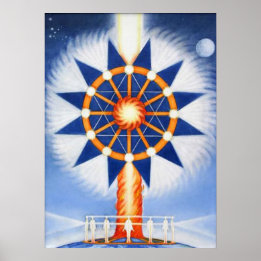 Pijler van vuur en Spirituele wil Poster