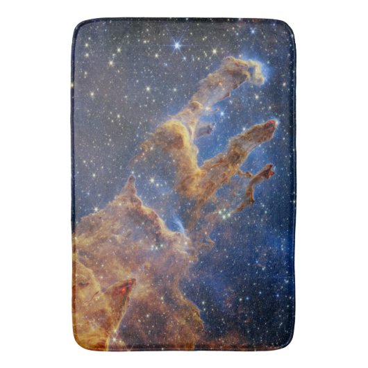 Pijlers van Creatie Eagle Nebula Webb Telescoop Badmat (Voorkant Verticaal)