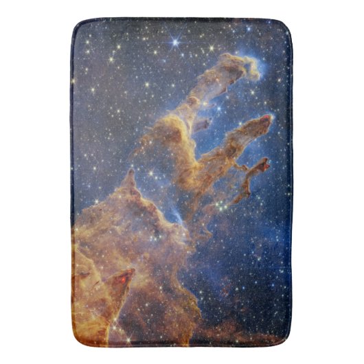 Pijlers van Creatie Eagle Nebula Webb Telescoop Badmat (Voorkant Verticaal)