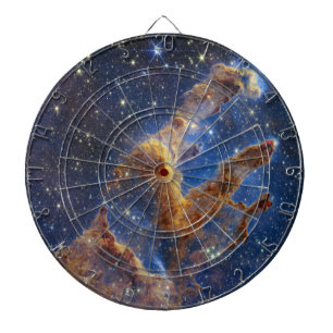 Pijlers van Creatie Eagle Nebula Webb Telescoop Dartbord
