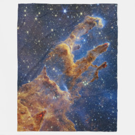 Pijlers van Creatie Eagle Nebula Webb Telescoop Fleece Deken
