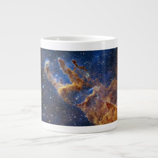 Pijlers van Creatie Eagle Nebula Webb Telescoop Grote Koffiekop (Voorkant)