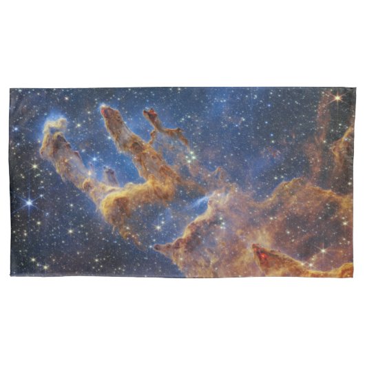 Pijlers van Creatie Eagle Nebula Webb Telescoop Kussensloop (Voorkant-Links)