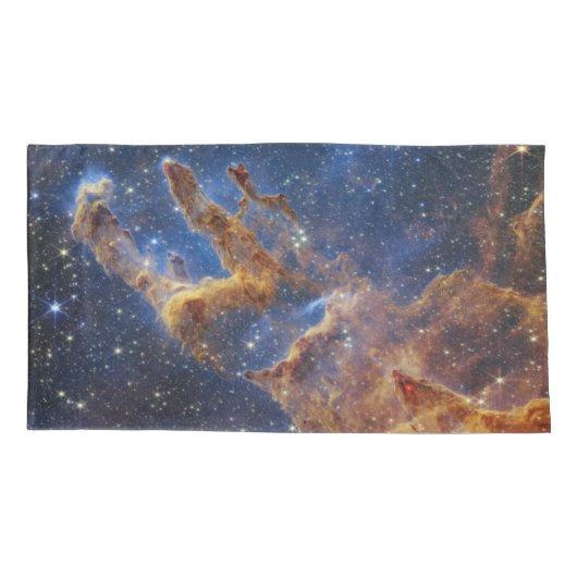 Pijlers van Creatie Eagle Nebula Webb Telescoop Kussensloop (Achterkant-Links)