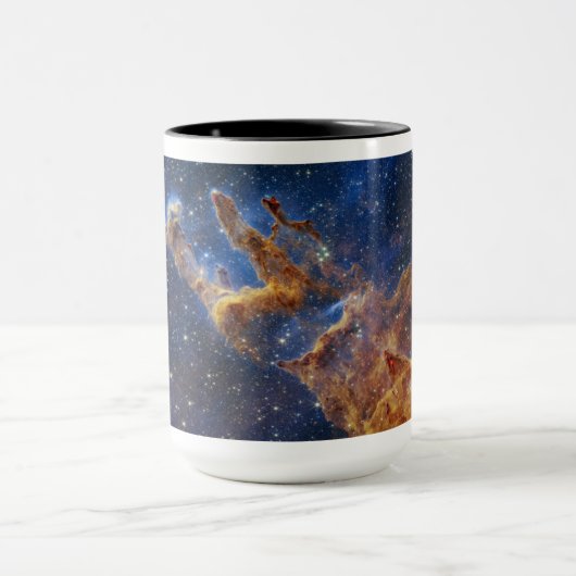 Pijlers van Creatie Eagle Nebula Webb Telescoop Mok (Midden)