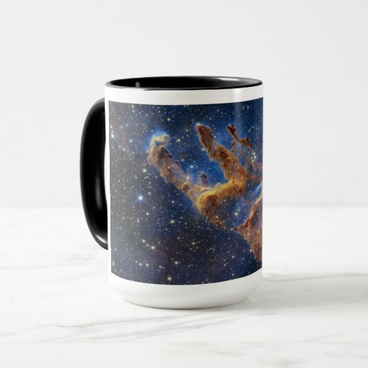 Pijlers van Creatie Eagle Nebula Webb Telescoop Mok (Voorkant links)