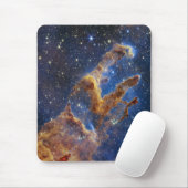 Pijlers van Creatie Eagle Nebula Webb Telescoop Muismat (Met muis)