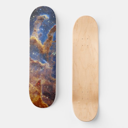 Pijlers van Creatie Eagle Nebula Webb Telescoop Persoonlijk Skateboard (Voorkant)