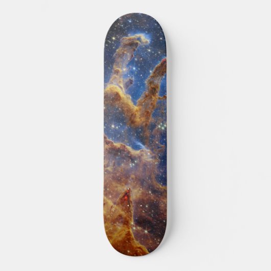 Pijlers van Creatie Eagle Nebula Webb Telescoop Persoonlijk Skateboard (Voorkant)