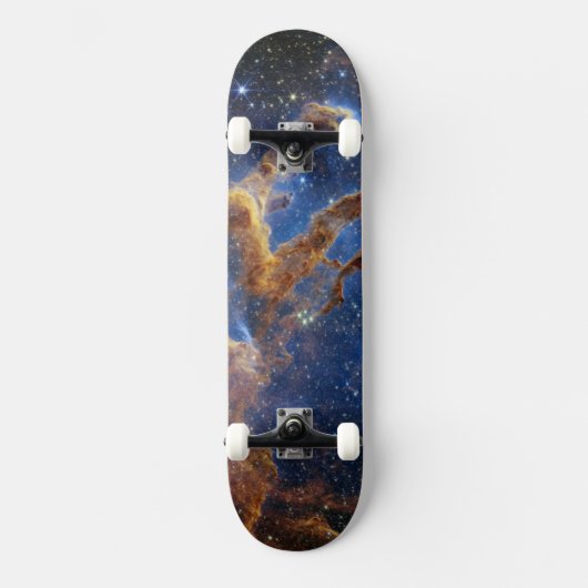 Pijlers van Creatie Eagle Nebula Webb Telescoop Persoonlijk Skateboard (Voorkant)