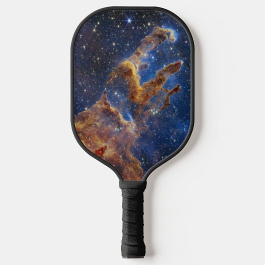 Pijlers van Creatie Eagle Nebula Webb Telescoop Pickleball Paddle (Voorkant)