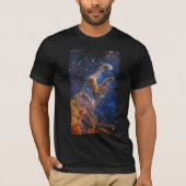 Pijlers van Creatie Eagle Nebula Webb Telescoop T-shirt (Voorkant)