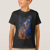 Pijlers van Creatie Eagle Nebula Webb Telescoop T-shirt (Voorkant)