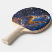 Pijlers van Creatie Eagle Nebula Webb Telescoop Tafeltennisbatje (Voorkant Gekanteld)