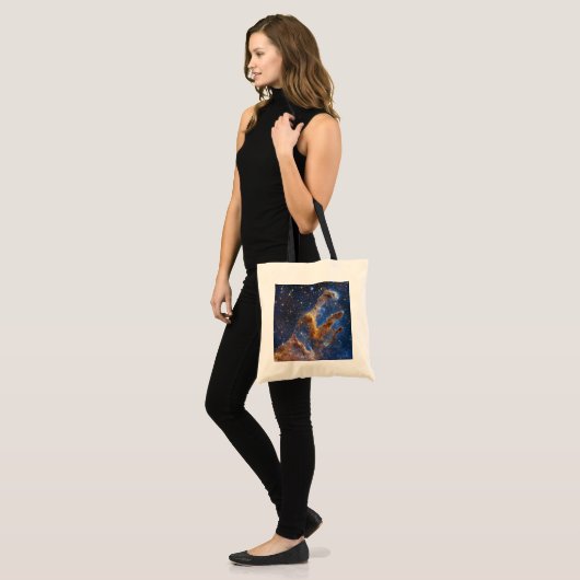 Pijlers van Creatie Eagle Nebula Webb Telescoop Tote Bag (Voorkant (model))