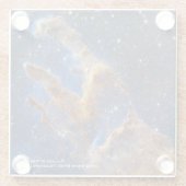 Pijlers van Creatie James Webb Hi-Res 2022 Glazen Onderzetter (Achterkant)