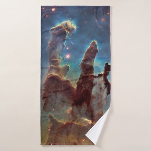 Pijlers van de schepping, Eagle Nebula Hubble Spac Badhanddoek (Badhanddoek)
