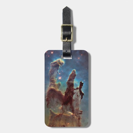 Pijlers van de schepping, Eagle Nebula Hubble Spac Bagagelabel (Voorkant verticaal)