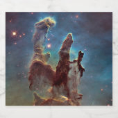 Pijlers van de schepping, Eagle Nebula Hubble Spac Bier Etiket (Enkel label)