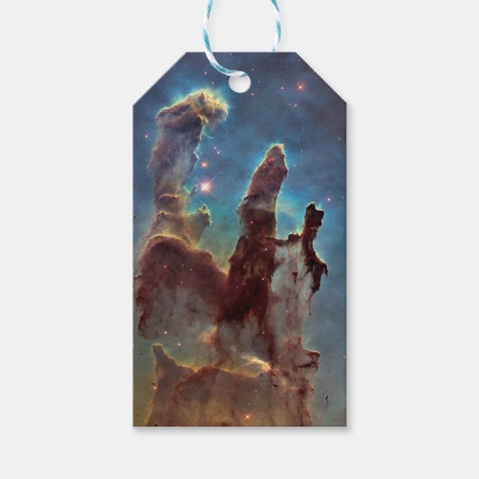 Pijlers van de schepping, Eagle Nebula Hubble Spac Cadeaulabel (Voorkant)