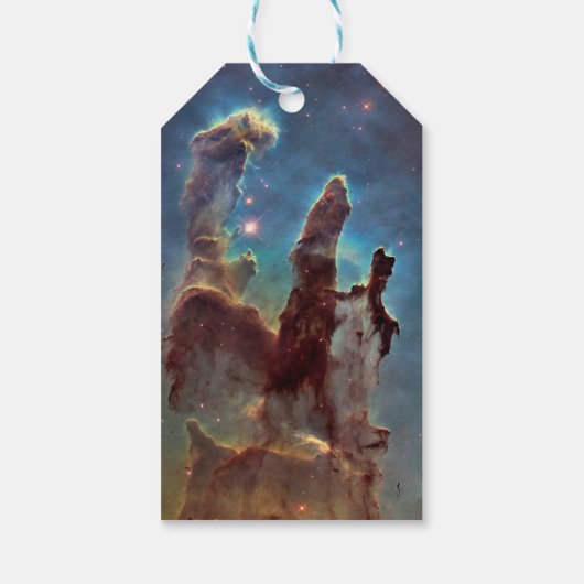 Pijlers van de schepping, Eagle Nebula Hubble Spac Cadeaulabel (Achterkant)