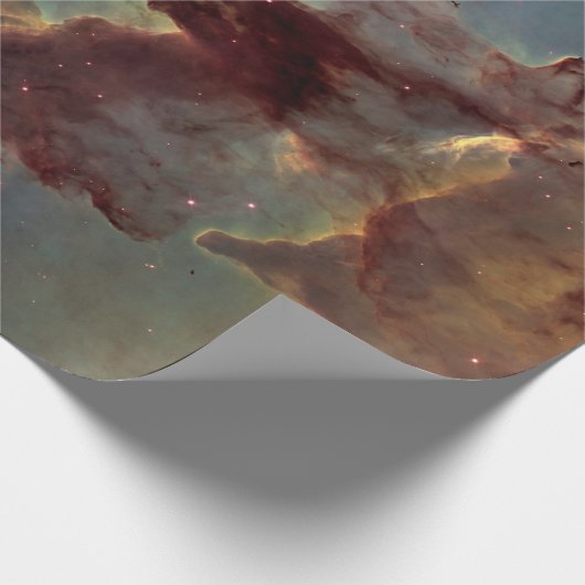 Pijlers van de schepping, Eagle Nebula Hubble Spac Cadeaupapier (Hoek)