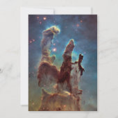 Pijlers van de schepping, Eagle Nebula Hubble Spac Feestdagenkaart (Voorkant)
