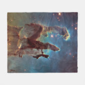 Pijlers van de schepping, Eagle Nebula Hubble Spac Fleece Deken (Voorkant (Horizontaal))