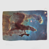 Pijlers van de schepping, Eagle Nebula Hubble Spac Golfhanddoek (Horizontaal)