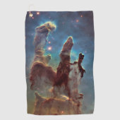 Pijlers van de schepping, Eagle Nebula Hubble Spac Golfhanddoek (Voorkant)