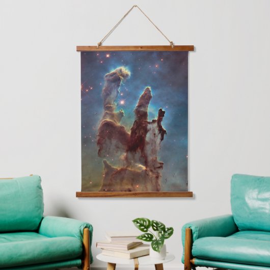 Pijlers van de schepping, Eagle Nebula Hubble Spac Hangend Wandkleed (Woonkamer)