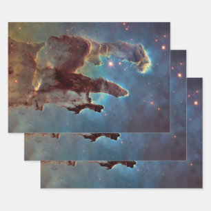 Pijlers van de schepping, Eagle Nebula Hubble Spac Inpakpapier Vel