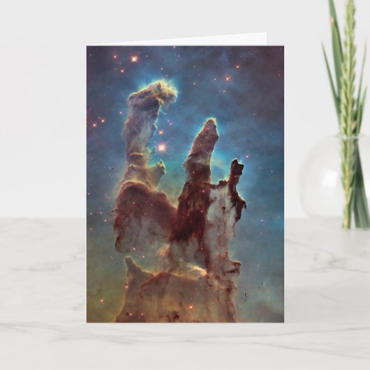 Pijlers van de schepping, Eagle Nebula Hubble Spac Kaart (Voorkant)