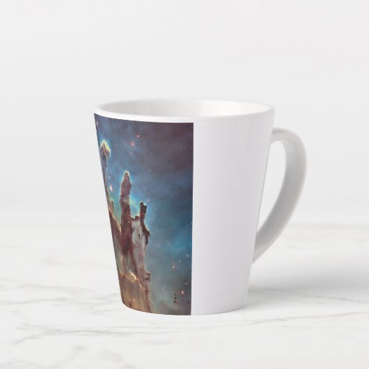Pijlers van de schepping, Eagle Nebula Hubble Spac Latte Mok (Rechterhoek)