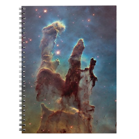 Pijlers van de schepping, Eagle Nebula Hubble Spac Notitieboek (Voorkant)