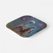 Pijlers van de schepping, Eagle Nebula Hubble Spac Papieren Bordje (Gebogen)