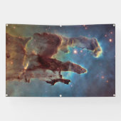 Pijlers van de schepping, Eagle Nebula Hubble Spac Spandoek (Horizontaal)