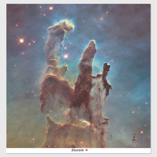 Pijlers van de schepping, Eagle Nebula Hubble Spac Sticker (Vel)