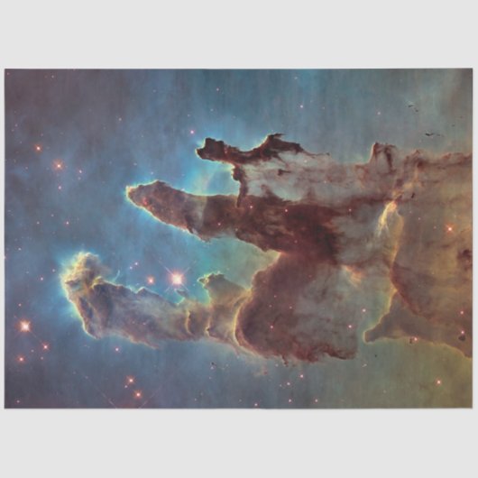 Pijlers van de schepping, Eagle Nebula Hubble Spac Tissuepapier (Voorkant)