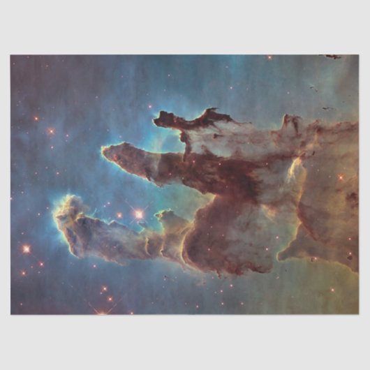 Pijlers van de schepping, Eagle Nebula Hubble Spac Tissuepapier (Voorkant)