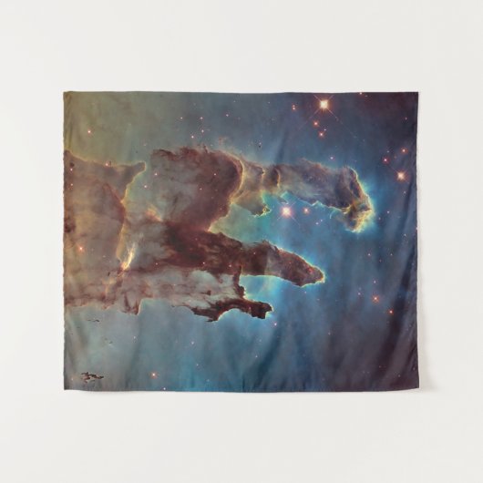 Pijlers van de schepping, Eagle Nebula Hubble Spac Wandkleed (Voorkant (horizontaal))