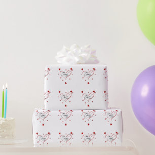Pijlhart Cadeaupapier