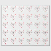 Pijlhart Cadeaupapier (Vlak)