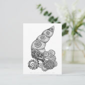 Pijlinktvis 10 jaar briefkaart (Staand voorkant)