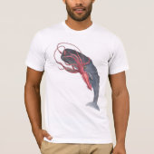 Pijlinktvis en walvis t-shirt (Voorkant)