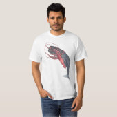 Pijlinktvis en walvis t-shirt (Voorkant volledig)