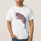 Pijlinktvis en walvis t-shirt (Voorkant)