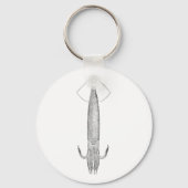 Pijlinktvis Logo (illex) Sleutelhanger (Voorkant)