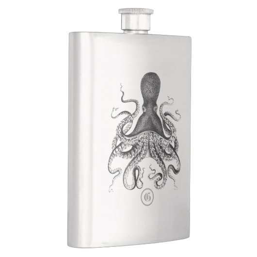 Pijlinktvis met monogram klassieke kolf flacon (Rechts)